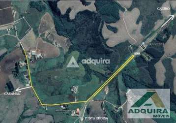 Chácara à venda 48400m², centro, carambeí - pr