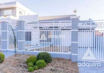 Casa para venda 4 quartos, 1 suite, 4 vagas, 438m², jardim carvalho, ponta grossa - pr