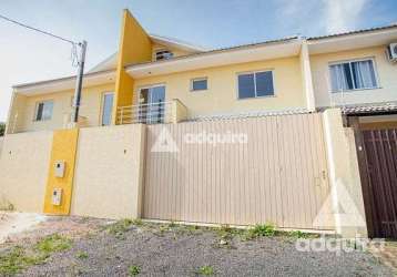 Casa à venda 3 quartos, 1 suite, 2 vagas, 153,19 m², oficinas, ponta grossa - pr