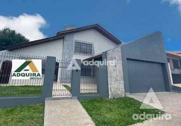 Casa à venda 6 quartos, 2 suites, 3 vagas, 462m², oficinas, ponta grossa - pr