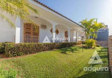 Casa à venda 4 quartos, 2 suites, 3 vagas, 736m², nova rússia, ponta grossa - pr