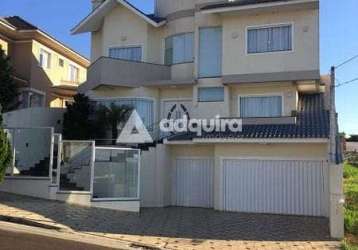 Casa à venda e locação 4 quartos, 4 suites, 3 vagas, 450m², analisa permuta, estrela, ponta grossa