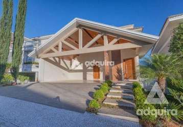 Casa à venda 4 quartos, 4 suites, 3 vagas, 405.33m², estrela, ponta grossa - pr