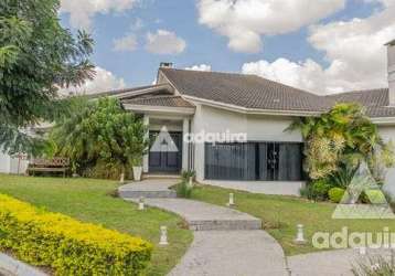 Casa à venda 4 quartos, 1 suite, 3 vagas, 1097.25m², boa vista, ponta grossa - pr