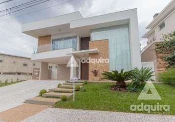 Casa à venda 4 quartos, 3 suites, 2 vagas, 417m², estrela, ponta grossa - pr