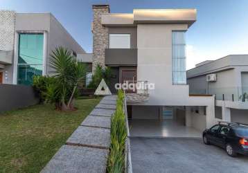 Casa à venda 4 quartos, 1 suite, 4 vagas, 303.15m², jardim carvalho, ponta grossa - pr