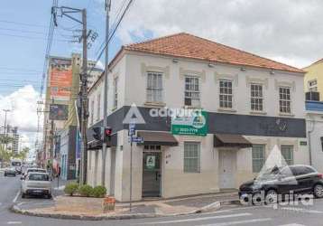 Comercial à venda e locação 88m², centro, ponta grossa - pr