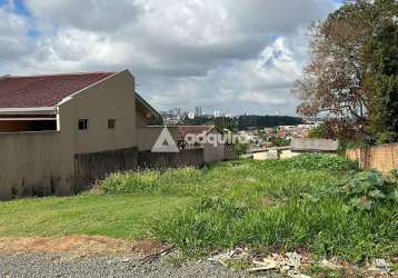 Terreno à venda, com 520m² no bairro boa vista, ponta grossa, pr