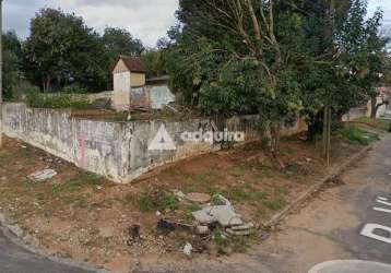 3 terrenos à venda no bairro ronda, em ótima localização, ponta grossa, pr