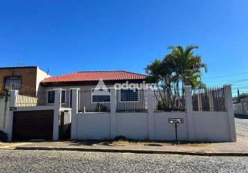 Casa à venda, residencial e comercial, casa de esquina, jardim carvalho, ponta grossa, pr