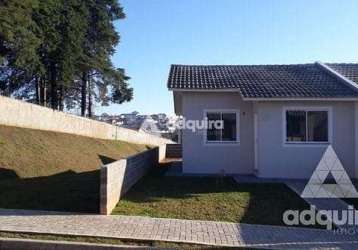 Casa para locação 2 quartos, 1 vaga, 42m², oficinas, ponta grossa - pr