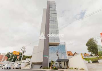 Sala comercial para venda e locação no health tower, centro, ponta grossa, pr