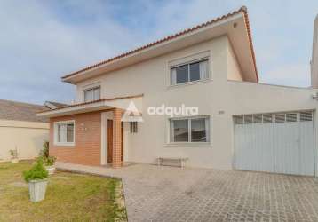 Casa à venda 4 quartos, 1 suite, 4 vagas, 390m², orfãs, ponta grossa - pr