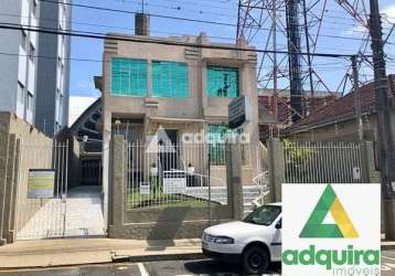 Comercial à venda 6 quartos, 3 vagas, 360m², centro, ponta grossa - pr