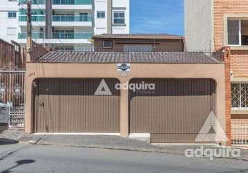 Comercial à venda e locação 3 quartos, 1 suite, 2 vagas, 203m², centro, ponta grossa - pr