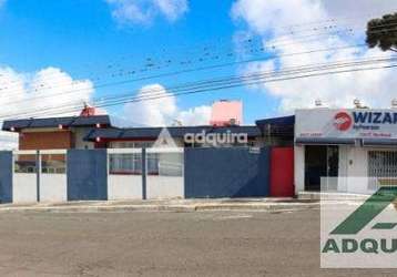 Comercial para locação 587.2m², jardim carvalho, ponta grossa - pr