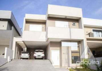 Casa à venda, 3 quartos, 1 suite, 4 vagas, 300m², oficinas, ponta grossa - pr