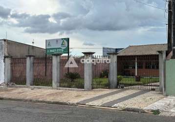 Casa comercial à venda, av dom pedro i, oficinas, ponta grossa, pr