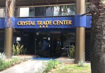 Sala comercial à venda, com 90 m² útil em boa viagem, recife-pe. edf. crystal trade center
