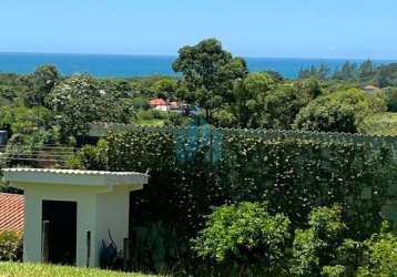 Amplo terreno com linda vista p/ mar, bairro areias de macacu, em garopaba!