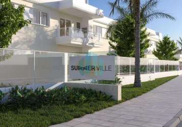 Belos apartamentos localizados no summer ville residence, bairro campo duna, em garopaba!