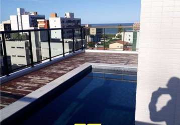 Flat com 1 dormitório à venda, 38 m² por r$ 240.000 - intermarés - cabedelo/pb para | intermares, cabedelo, paraíba