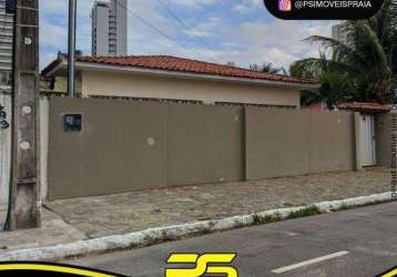 Casa com 4 dormitórios à venda por r$ 2.600.000,00 - manaíra - joão pessoa/pb para | manaíra, joão pessoa, paraíba