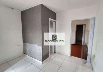 Casa com 1 dormitório para alugar, 40 m² por r$ 780/mês - canhema - diadema/sp