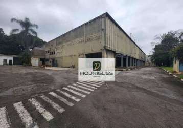 Galpão para alugar, 5000 m² por r$ 100.000,00/mês - piraporinha - diadema/sp