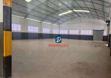 Galpão para alugar, 1500 m² por r$ 40.000,00/mês - jardim ruyce - diadema/sp