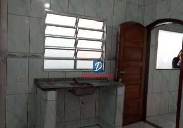 Casa com 1 quarto para alugar, 50 m² por r$ 790/mês - taboão - diadema/sp