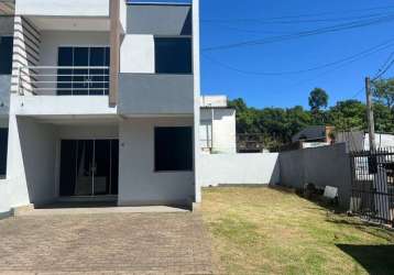 Locação/venda - sobrado semi mobilhado de 2 dormitórios no bairro rincão dos ilhéus em estância velha