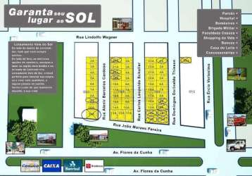 Terreno à venda, 200 m² por r$ 296.534,00 - parque da matriz - cachoeirinha/rs