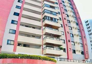 Apto a venda no residencial hannover, com 144m2, 4 quartos em jardins - aracaju - se