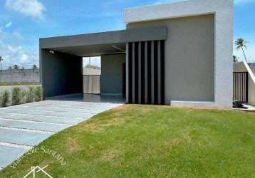 Casa a venda no condomínio praias do sul iii, 85m2, 2 quartos em 17 de março - aracaju - se