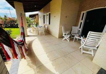 Casa a venda no condomínio sol e mar i, 208m2, 4 quartos em gameleira - aracaju - se