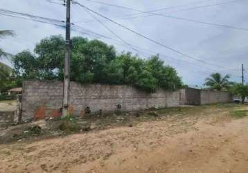 Lote à venda em rua pública, 1000m², mosqueiro, aracaju, se