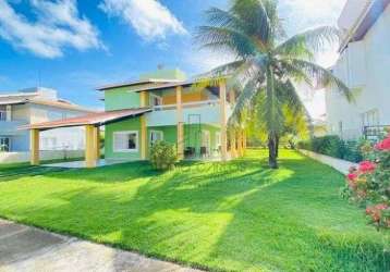 Casa a venda no cond. portal dos coqueiros, com 600m2, 5 quartos em mosqueiro, aracaju, se