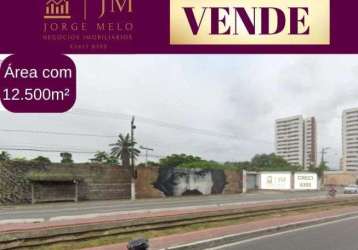 Lote à venda em rua pública, 12500m², getúlio vargas, aracaju, se