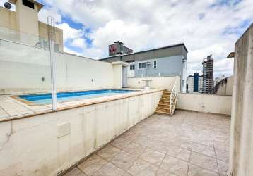 Vendo cobertura duplex, piscina e 4 suítes - bairro victor konder