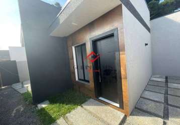 Casa com 3 quartos à venda na rua antônio zaramella, colônia rio grande, são josé dos pinhais, 58 m2 por r$ 418.000