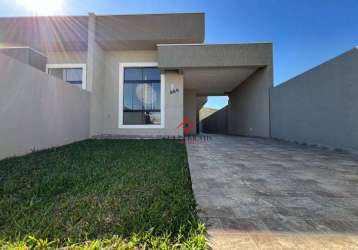 Casa com 3 quartos à venda na rua celestina escolaro foggiatto, cruzeiro, são josé dos pinhais, 82 m2 por r$ 580.000