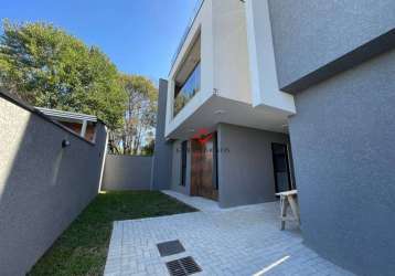 Casa com 3 quartos à venda na travessa ferreira, uberaba, curitiba, 115 m2 por r$ 869.000