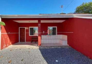 Casa com 2 quartos à venda na rua paraná, barra do sai, itapoá, 55 m2 por r$ 450.000