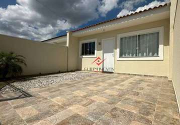 Casa com 3 quartos à venda na rua afonso miranda, quississana, são josé dos pinhais, 64 m2 por r$ 360.000