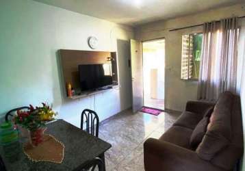 Apartamento para venda em itanhaém, guapiranga, 2 dormitórios, 1 banheiro