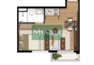 Apartamento com 1 quarto à venda na rua bueno de andrade, 662, aclimação, são paulo, 25 m2 por r$ 315.000