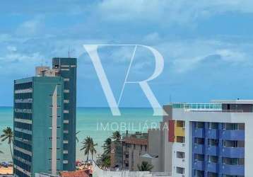 Apartamento padrão para locação, cabo branco, joão pessoa, pb