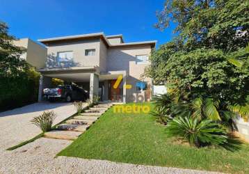 Casa com 4 dormitórios à venda, 360 m² por r$ 3.800.000 - alphaville dom pedro - campinas/sp