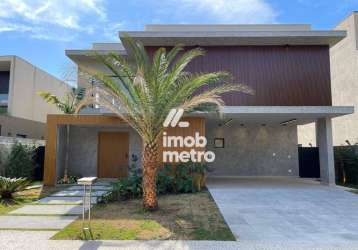 Casa com 4 dormitórios à venda, 387 m² por r$ 4.600.000 - alphaville dom pedro 2 - campinas/sp